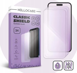 Hello Case 3 SZTUKI | Szkło Hartowane do Nokia 4.2 (szybka 9H, płaskie 2.5D, ochronne) 4