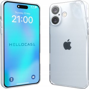 Hello Case Etui Case Obudowa Do Apple iPhone 16 Bezbarwne Gumowe Silikon Ochronne 1