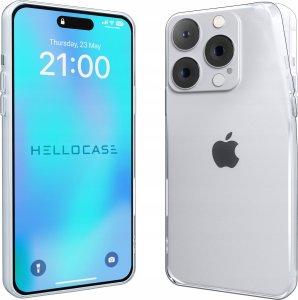 Hello Case Etui Case Obudowa Do Apple iPhone 16 Pro Bezbarwne Gumowe Silikon Ochronne 1