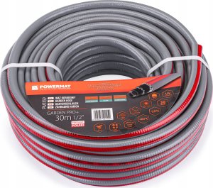 Powermat Wąż ogrodowy do wody 1/2'' 30m 6 warstwowy 30 bar Powermat GARDEN PRO+ 1/2" 30m 6