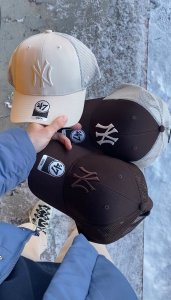 47brand 47 Brand MLB New York Yankees Branson Cap B-BRANS17CTP-BW Brązowe One size 7