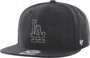 47brand 47 Brand Los Angeles Dodgers No Shot 47 Captain 47 Cap B-NSHOT12WBP-BKD Czarne One size 1