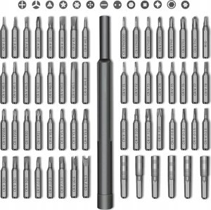 Rosfix ZESTAW ŚRUBOKRĘTÓW NARZĘDZI PRECYZYJNYCH WKRĘTAKÓW TORX METALOWE ETUI 63W1 7