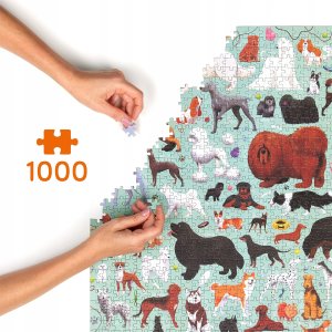 Czuczu Puzzlove CzuCzu Psy 1000el puzzle rodzinne 3
