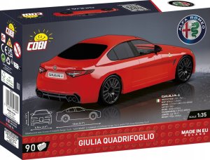 Cobi COBI 24604 Alfa Romeo Giulia Quadrifoglio 90 klocków 3