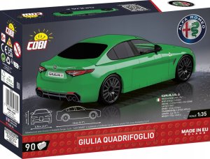 Cobi COBI 24605 Alfa Romeo Giulia Quadrifoglio 90 klocków 3