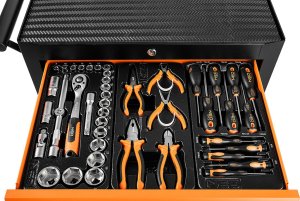 Neo Szafka warsztatowa, 5 szuflad + 117 narzędzi (84-214-6) 3