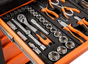 Neo Szafka warsztatowa, 5 szuflad + 117 narzędzi (84-214-6) 5