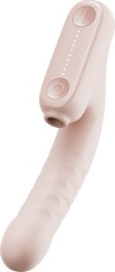 Masażer BoT Qingnan No.7 Thrusting Vibrator with  Suction Pink 1