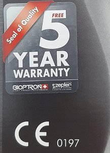 Lampa Bioptron MedAll z filtrem fulerenowym + statyw PAG-960-SET Zepter Filtr Indygo 11