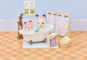 Sylvanian Families Zestaw łazienka z wanną i prysznicem (5739SYL) 3