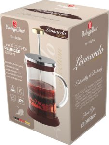 Berlinger Haus ZAPARZACZ TŁOKOWY DO KAWY HERBATY 600ml BERLINGER HAUS BH-8584 LEONARDO 9
