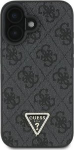 Guess Guess GUHCP16SP4TDSCPK iPhone 16 6.1" czarny/black hardcase Leather Metal Logo Strass Crossbody 1