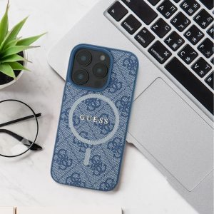 Guess Guess GUHMP16LHFWFCK iPhone 16 Pro 6.3" czarny/black hardcase IML Flowers Wreath MagSafe 12