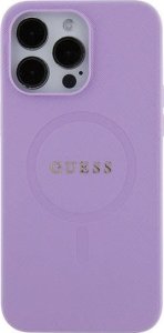 Guess Guess GUHMP16XPSAHMCU iPhone 16 Pro Max 6.9" fioletowy/purple harcase Saffiano MagSafe 1