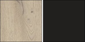 BogFran Komoda z 3 szufladami Szafka do salonu i sypialni Dąb Lamele Loft MATI MI03 9