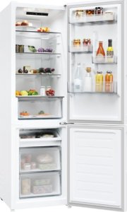 Lodówka Candy Candy Refrigerator | CNCQ2T518EW | Energy efficiency class E | Free standing | Combi | Height 182.5 cm | No Frost system | Fridge net capacity 197 L | Freezer net capacity 82 L | Display | 38 dB | White 5