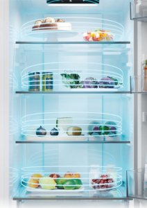 Lodówka Candy Candy Refrigerator | CNCQ2T518EW | Energy efficiency class E | Free standing | Combi | Height 182.5 cm | No Frost system | Fridge net capacity 197 L | Freezer net capacity 82 L | Display | 38 dB | White 8