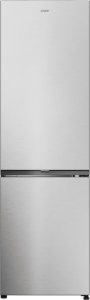 Lodówka Candy Candy Refrigerator | CNCQ2T518EX | Energy efficiency class E | Free standing | Combi | Height 182.5 cm | No Frost system | Fridge net capacity 197 L | Freezer net capacity 82 L | 38 dB | Stainless Steel 1