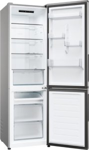 Lodówka Candy Candy Refrigerator | CNCQ2T518EX | Energy efficiency class E | Free standing | Combi | Height 182.5 cm | No Frost system | Fridge net capacity 197 L | Freezer net capacity 82 L | 38 dB | Stainless Steel 6