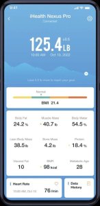 iHealth iHealth HS2SPRO Nexus Pro Wireless Body Composition Scale, Black 4