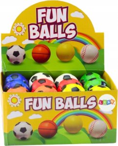 LeanToys Mała Piłeczka Miękka Piankowa Football 5,5cm LEAN TOYS 3