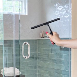 YokaHome Ściągaczka do wody szyb okien kabiny prysznicowej czarna - Yoka 2