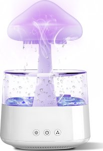 Dyfuzor zapachowy Retoo NAWILŻACZ POWIETRZA DYFUZOR AROMATERAPIA LAMPKA LED CHMURKA GRZYBEK DESZCZ 15