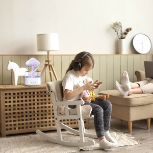 Dyfuzor zapachowy Retoo NAWILŻACZ POWIETRZA DYFUZOR AROMATERAPIA LAMPKA LED CHMURKA GRZYBEK DESZCZ 8