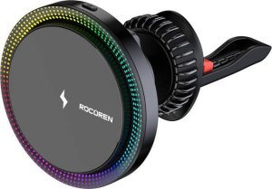 Ładowarka Rocoren Bezprzewodowa ładowarka samochodowa Rocoren RCZJ-XK01, 15W (czarna) 3