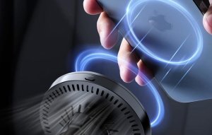 Ładowarka Rocoren Bezprzewodowa ładowarka samochodowa Rocoren RCZJ-XK01, 15W (czarna) 9