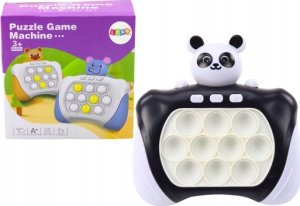 LeanToys Gra Zręcznościowa Konsola Pop-It Elektroniczna Panda 1