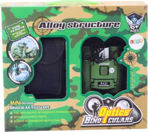 Lornetka LeanToys Mała Lornetka Z Pokrowcem 12x Powiększenie Pole Widzenia 1000m 4