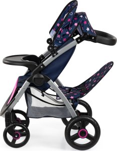Bayer Bayer Wózek dla lalek dla bliźniaków z torbą 39416AA 4