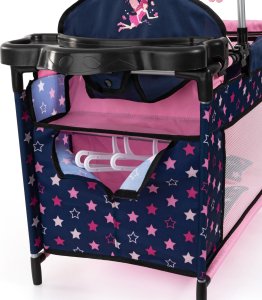 Bayer Łóżeczko dla lalki z akcesoriami granatowe (62616AA) 3