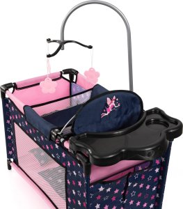 Bayer Łóżeczko dla lalki z akcesoriami granatowe (62616AA) 4