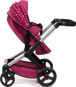 Bayer Bayer Wózek dla lalek XEO różowy z akcesoriami  17067AB 3