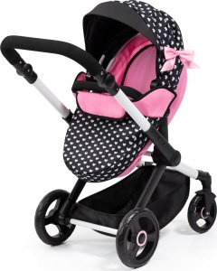 Bayer Bayer Wózek dla lalek XEO czarny z akcesoriami 17060AB 10