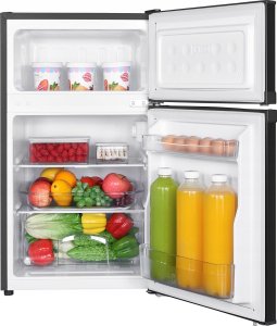 Lodówka MPM Refrigerator with freezer -87-CZ-15 Black 2