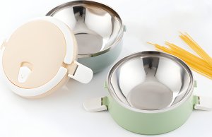 Retoo POJEMNIK TERMICZNY NA ŻYWNOŚĆ ZUPĘ TERMOS OBIADOWY STAL NIERDZEWNA 1,4L 3