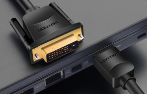 Kabel Vention Vention ABFBG adapter kablowy 1,5 m HDMI Typu A (Standard) DVI-D Czarny 3