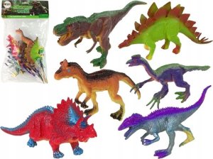 Figurka LeanToys Figurki Dinozaury Kolorowe 6 Sztuk LEAN Toys 1