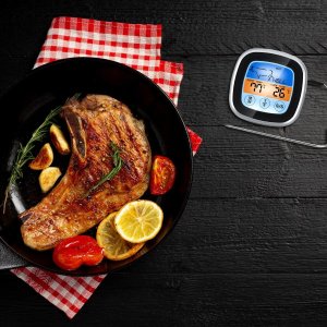 Retoo TERMOMETR DO MIĘSA KUCHENNY WĘDZARNI GRILLA RYB 250C 12