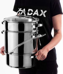Kadax Sokownik Parowy 8L Na Gaz Indukcje Garnek Nierdzeny 3w1 Do Soków Owoców 12