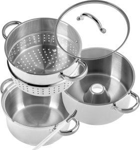 Kadax Sokownik Parowy 5L Na Gaz Indukcje Garnek Nierdzewny 3w1 Do Soków Owoców 6