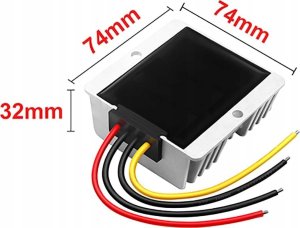 Przetwornica Rosfix PRZETWORNICA 24V 36V 48V (15V-60V) DO 12V 5A STEP DOWN DC/DC IP68 HQ 2