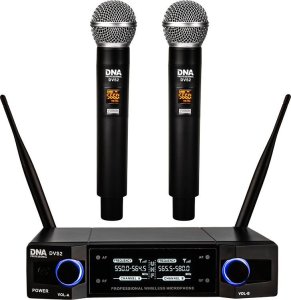 Mikrofon DNA DNA DVS2 2 mikrofony bezprzewodowe system nagłośnienia 2