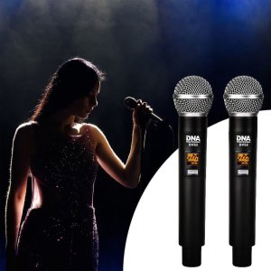 Mikrofon DNA DNA DVS2 2 mikrofony bezprzewodowe system nagłośnienia 3