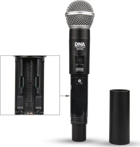 Mikrofon DNA DNA DVS2 2 mikrofony bezprzewodowe system nagłośnienia 6