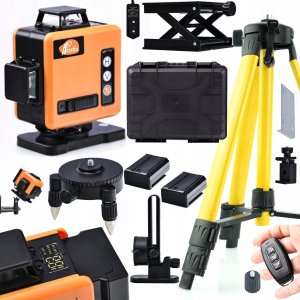 Rosfix LASER KRZYŻOWY POZIOMICA LASEROWA WYŚW. 2AKU STATYW SKOSY 2